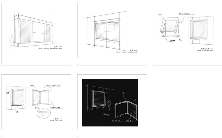 主要展示繪畫(huà)，地毯，服裝等扁平物體墻柜