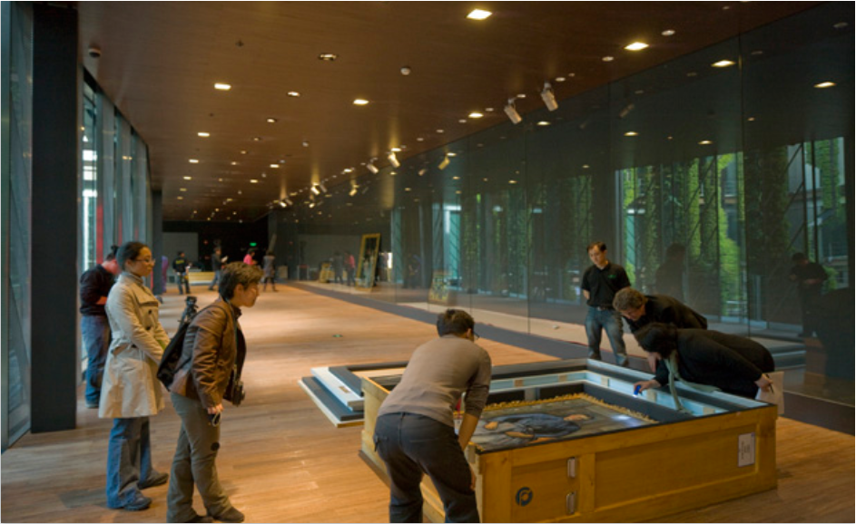 奧賽博物館專業(yè)人員親臨現(xiàn)場，進(jìn)行驗(yàn)收2