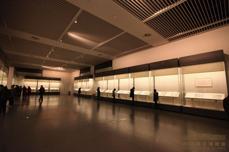 中國古代經(jīng)典繪畫作品展展柜設計樣式-克里克展柜設計制作